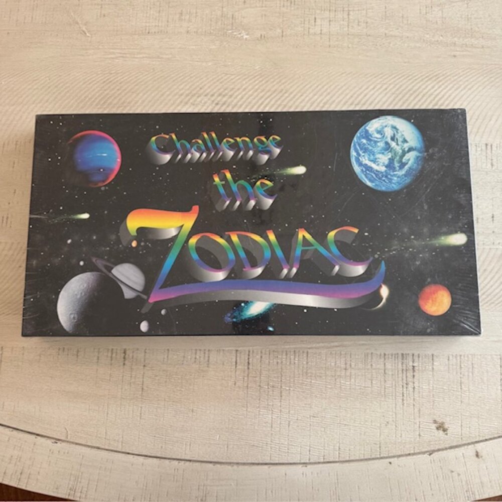 Challenge the Zodiac Board Game (1997) – New Old Stock – Factory Sealed –